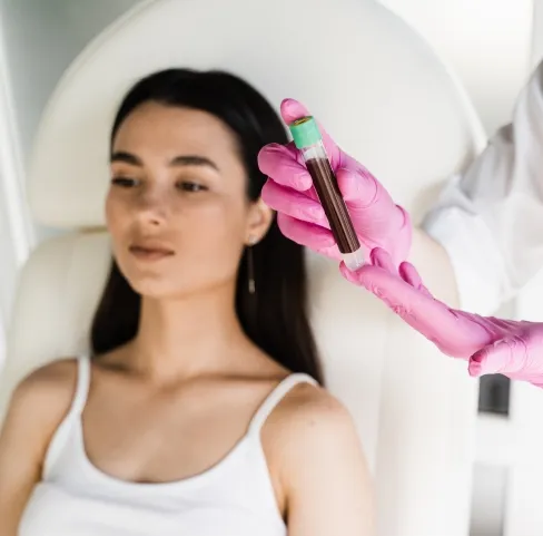 Boost your skin’s natural renewal with platelet-rich plasma to improve tone, texture, and elasticity.