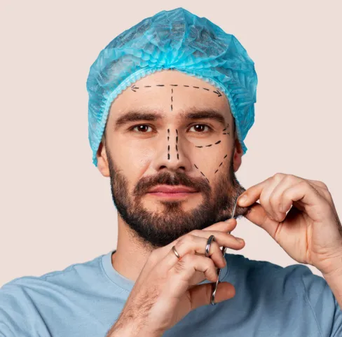 Enhance your facial shape and symmetry with implants. Whether for the chin, jaw, or cheeks, these procedures enhance symmetry and natural beauty.