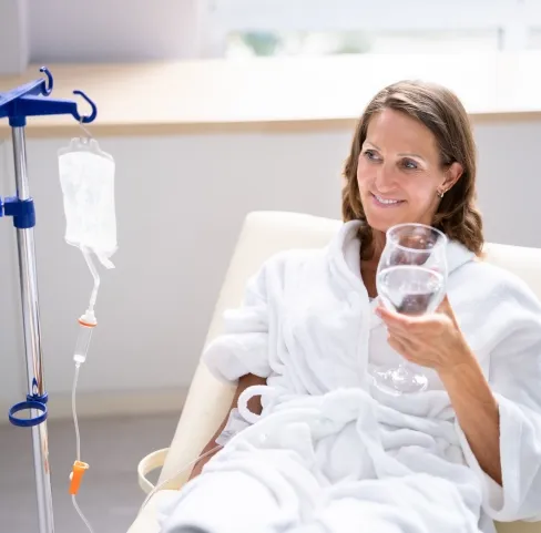 Increase your energy and metabolism with our IV therapy. Infusion treatments deliver essential nutrients directly into your bloodstream for faster results and overall wellness.